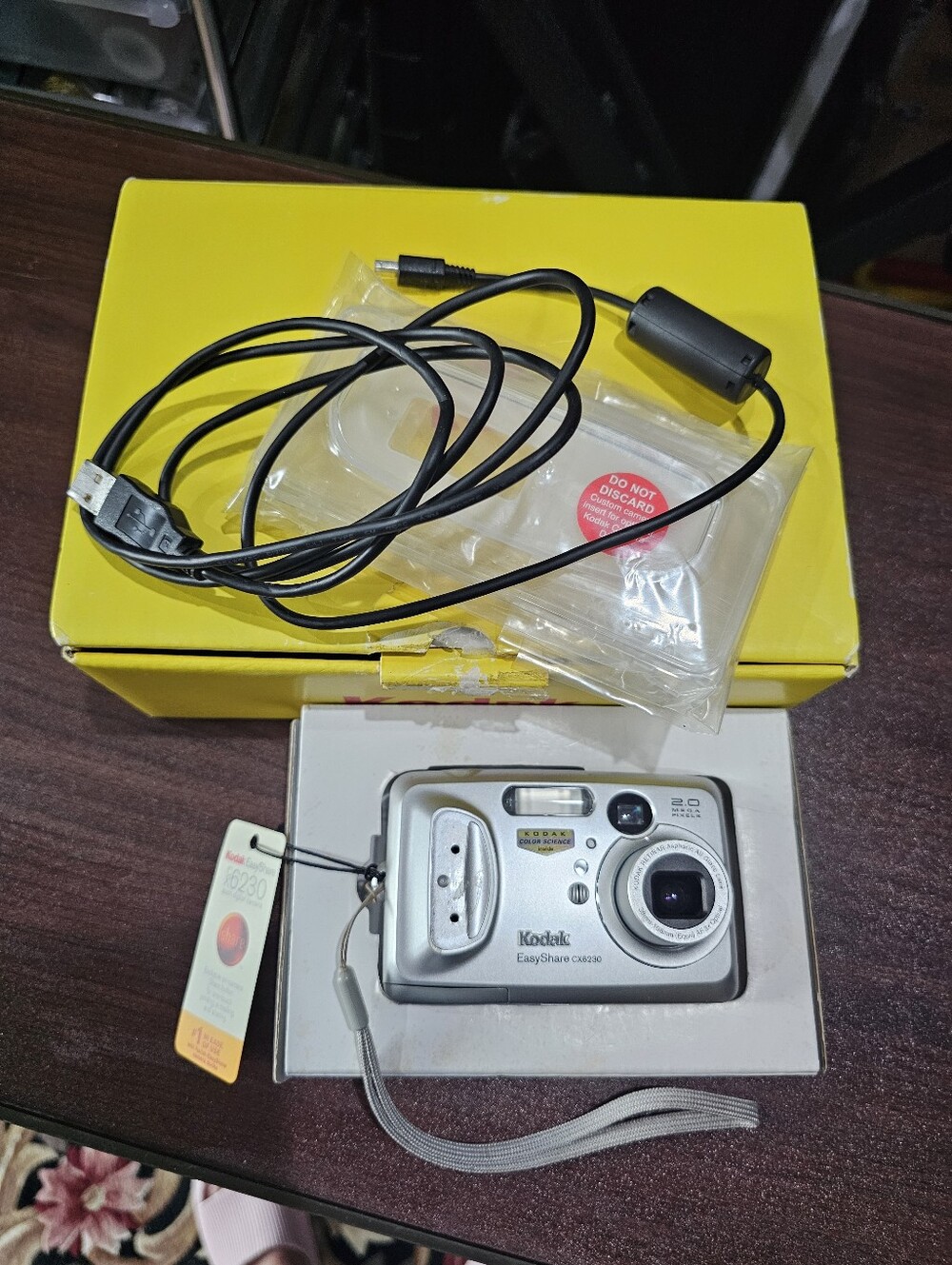 Kodak Camera CX6230 Box & For Parts Only As Shown Not Working